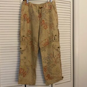 Couture Ralph Lauren Linen Cargo Pants Size